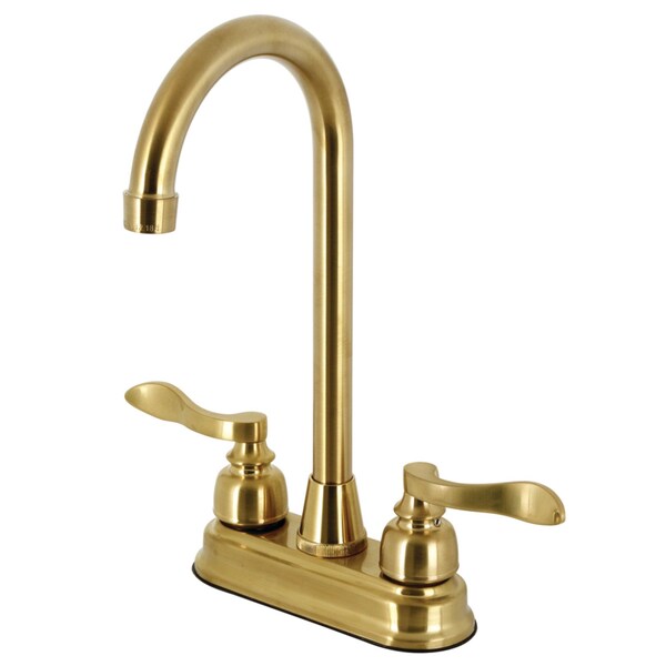 KB8497FL Bar Faucet, Brushed Nickel/Polished Chrome